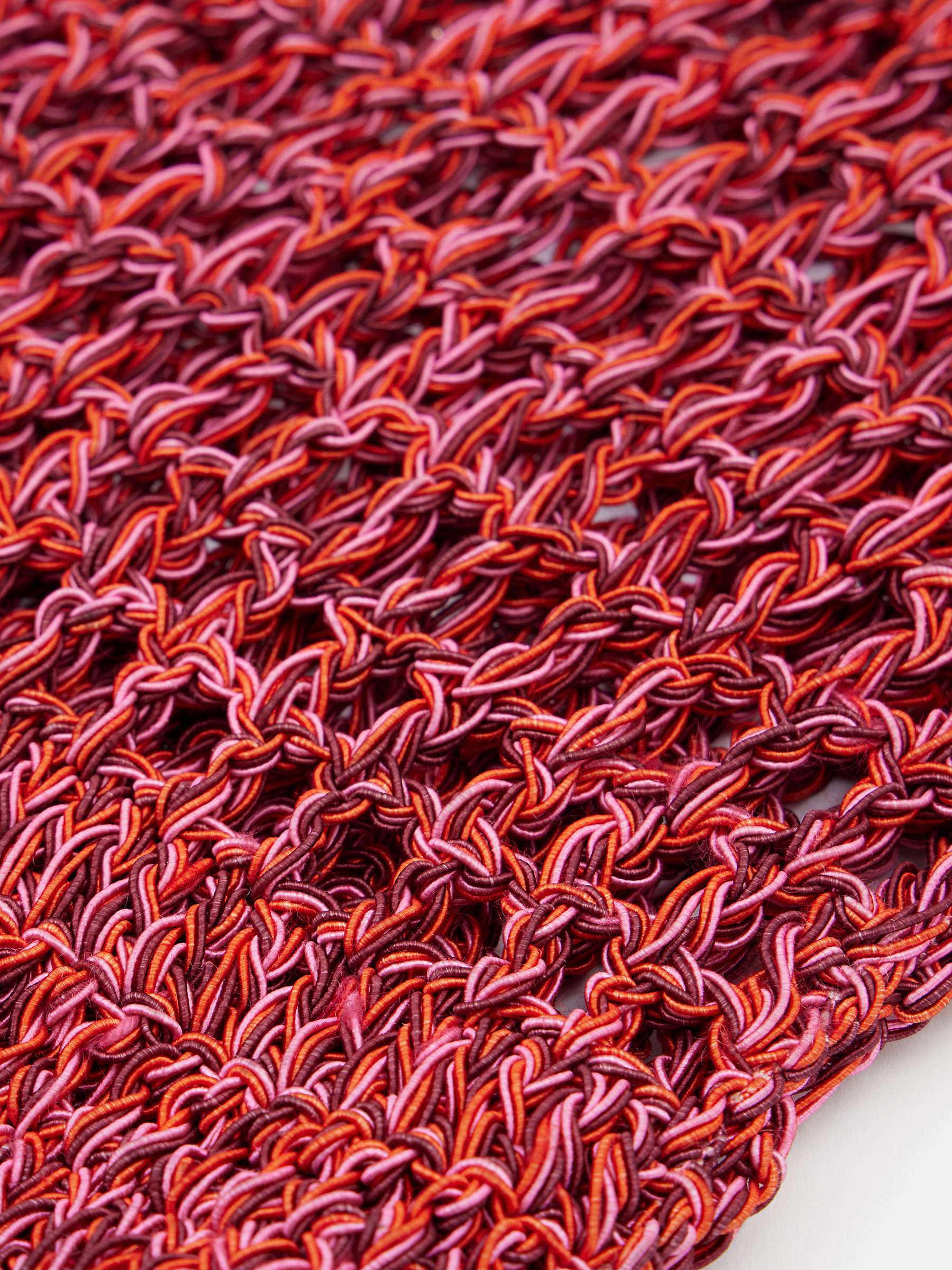 Buy HUSH Capri Crochet Tote Bag, Red/Multi Online at johnlewis.com