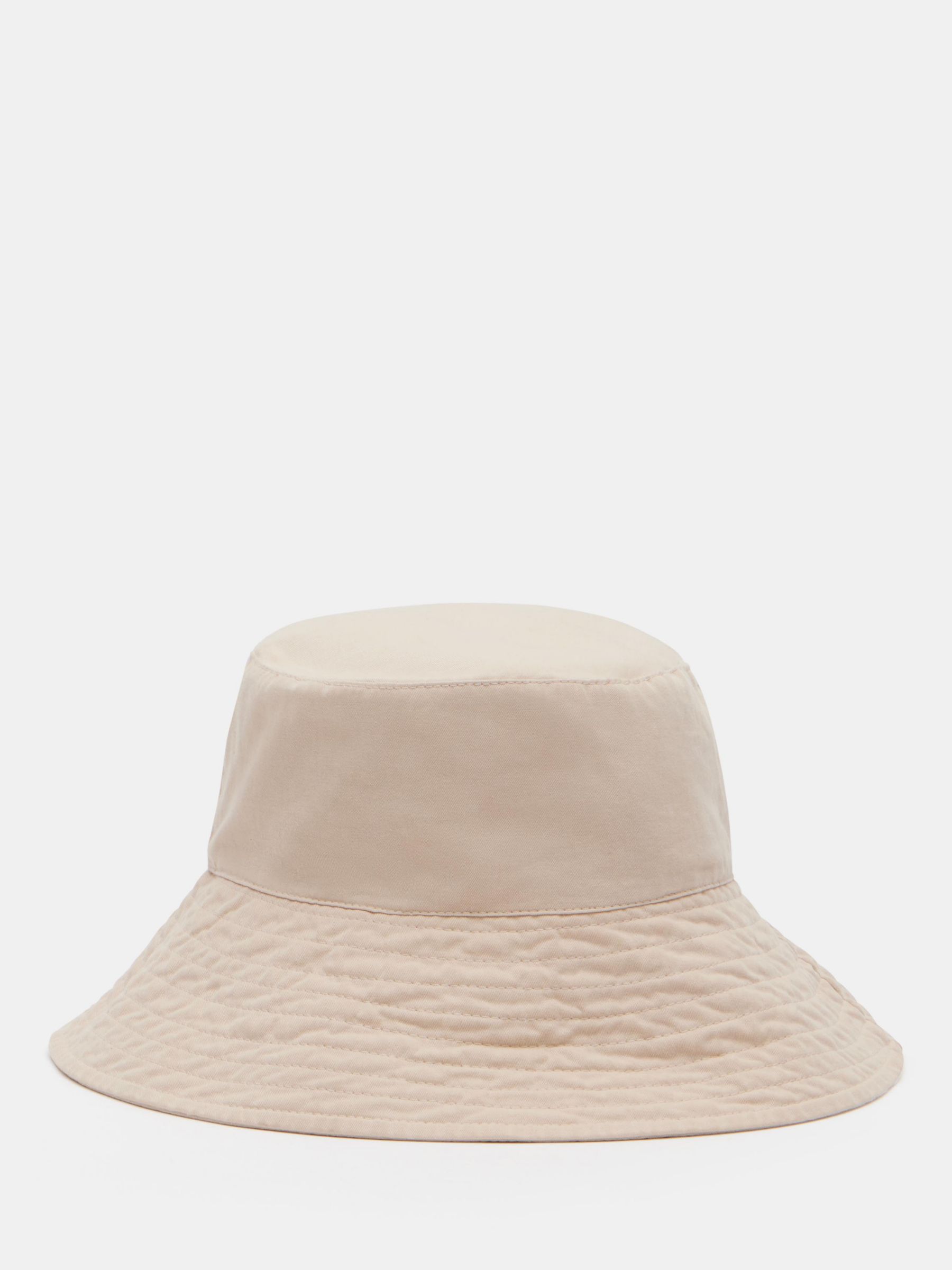 HUSH Billie Bucket Hat, Ecru, One Size