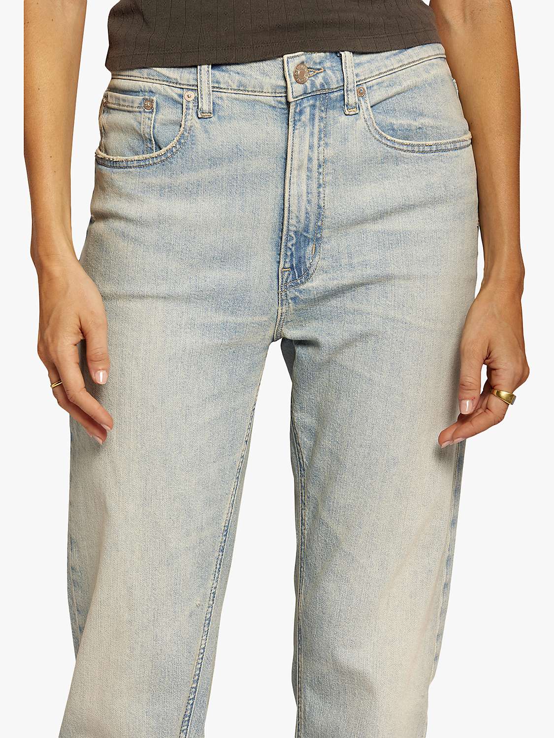 Buy Current/Elliott The Cody Relaxed Straight Leg Jeans Online at johnlewis.com