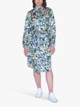 Sisters Point Ella Leopard Print Shirt Dress, Pine/Multi, Pine/Multi