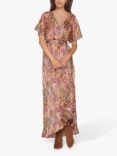 Sisters Point Animal Print Maxi Dress, Pink Animal