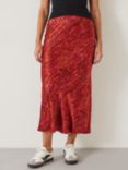 HUSH Simone Slinky Skirt, Red
