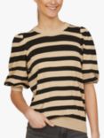 Sisters Point Halia Sweet Stripe 3/4 Sleeve Top