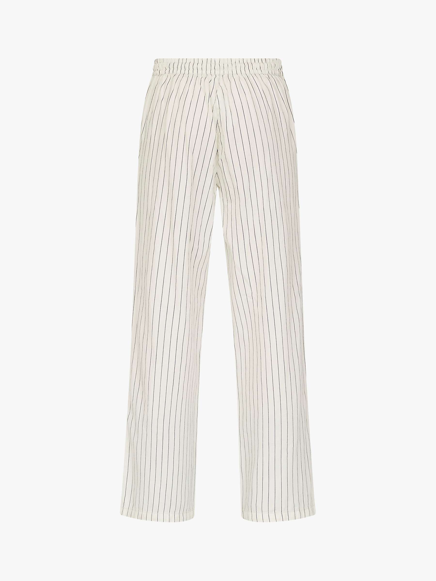 Buy Sisters Point Ella Loose Fitted Striped Trousers, Cream/Navy Online at johnlewis.com