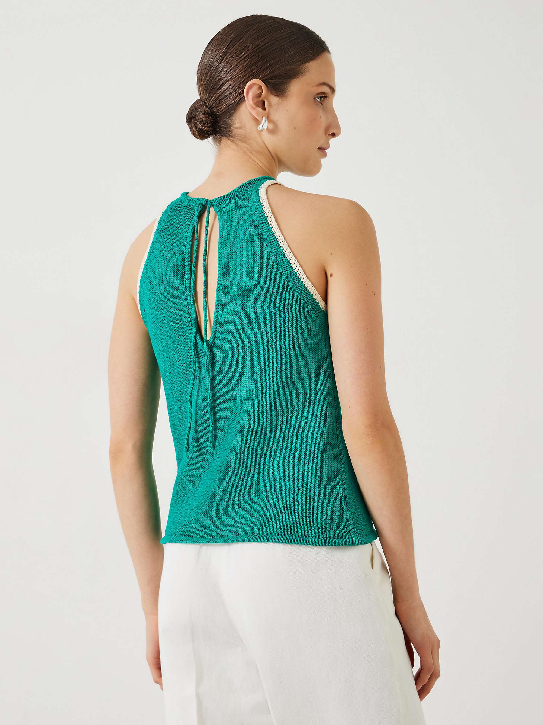 Buy HUSH Keekee Contrast Stitch Knitted Vest Online at johnlewis.com