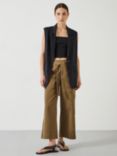 HUSH Annie Wide Leg Ankle Grazer Trousers