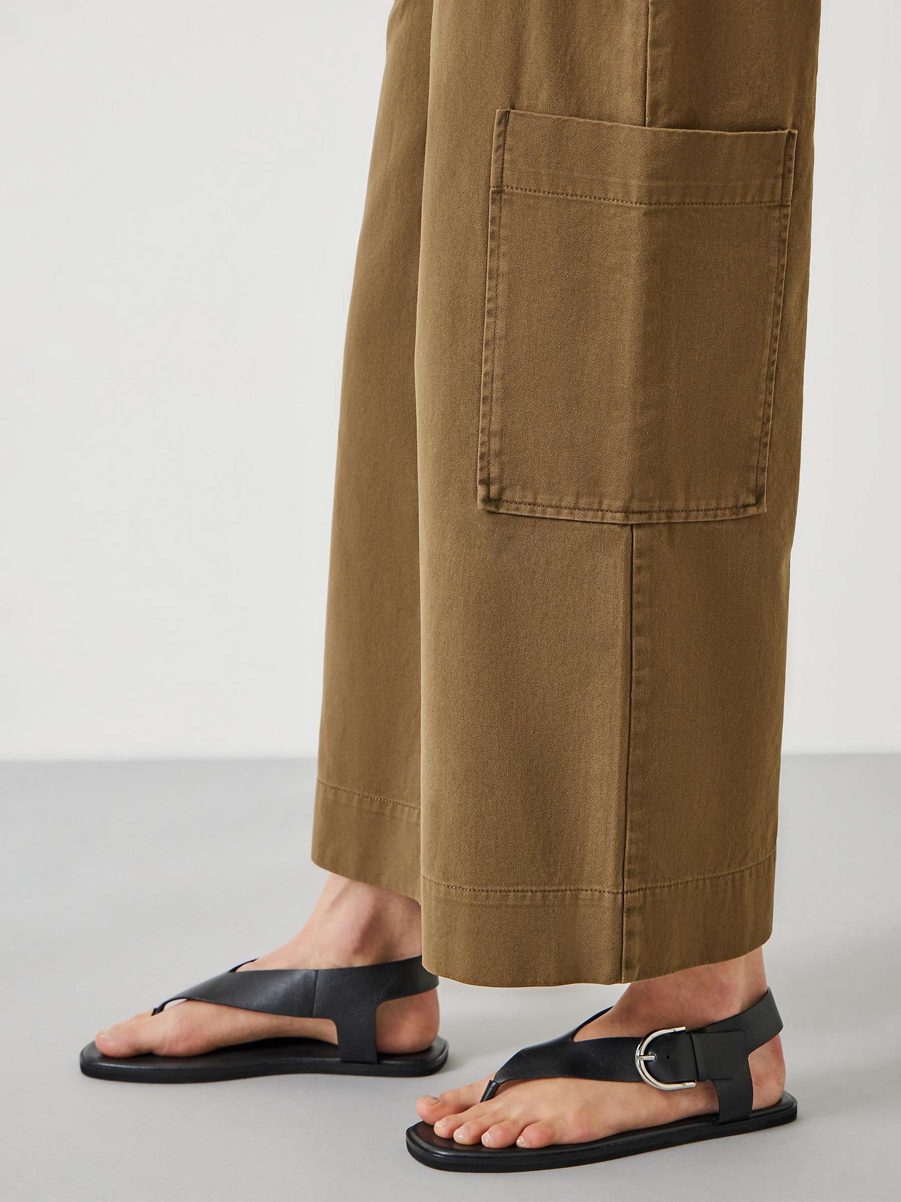 Buy HUSH Annie Wide Leg Ankle Grazer Trousers Online at johnlewis.com