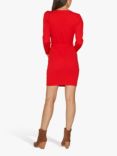 Sisters Point Glut Wrap Mini Dress, Ruby