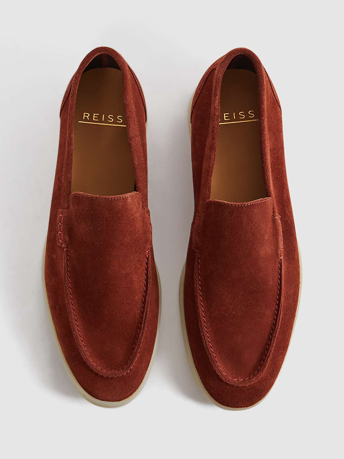 Buy Reiss Kason Slip-On Suede Loafers Online at johnlewis.com
