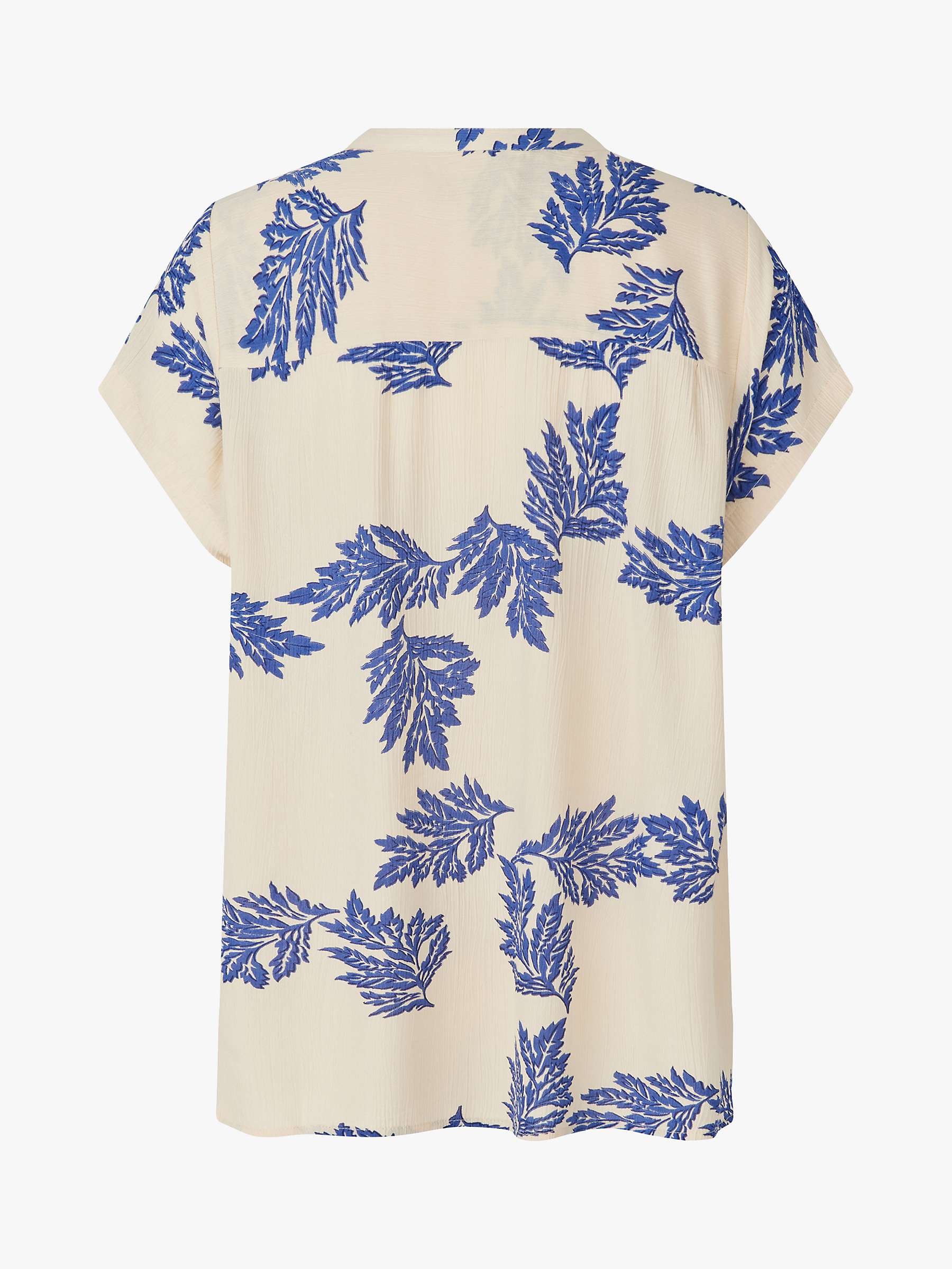 Buy Lollys Laundry Heather Loose Fit Print Top, Blue/White Online at johnlewis.com