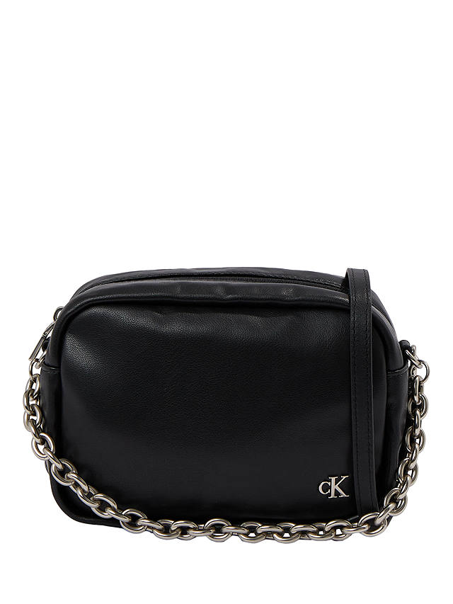 Calvin Klein Crossbody Chain Detail Camera Bag, Black