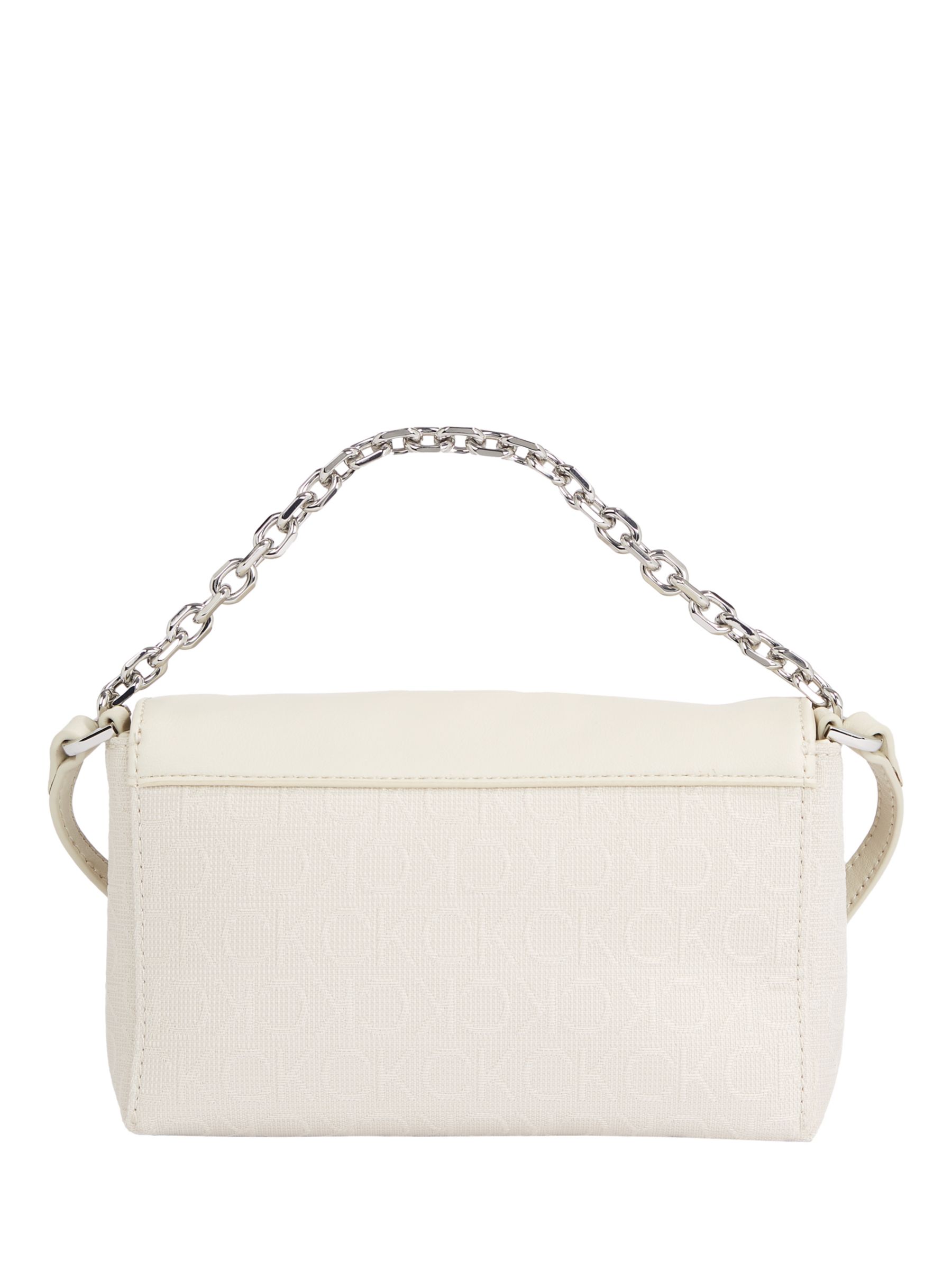 Calvin Klein Mini Jacquard Weave Crossbody Bag, Ecru, One Size