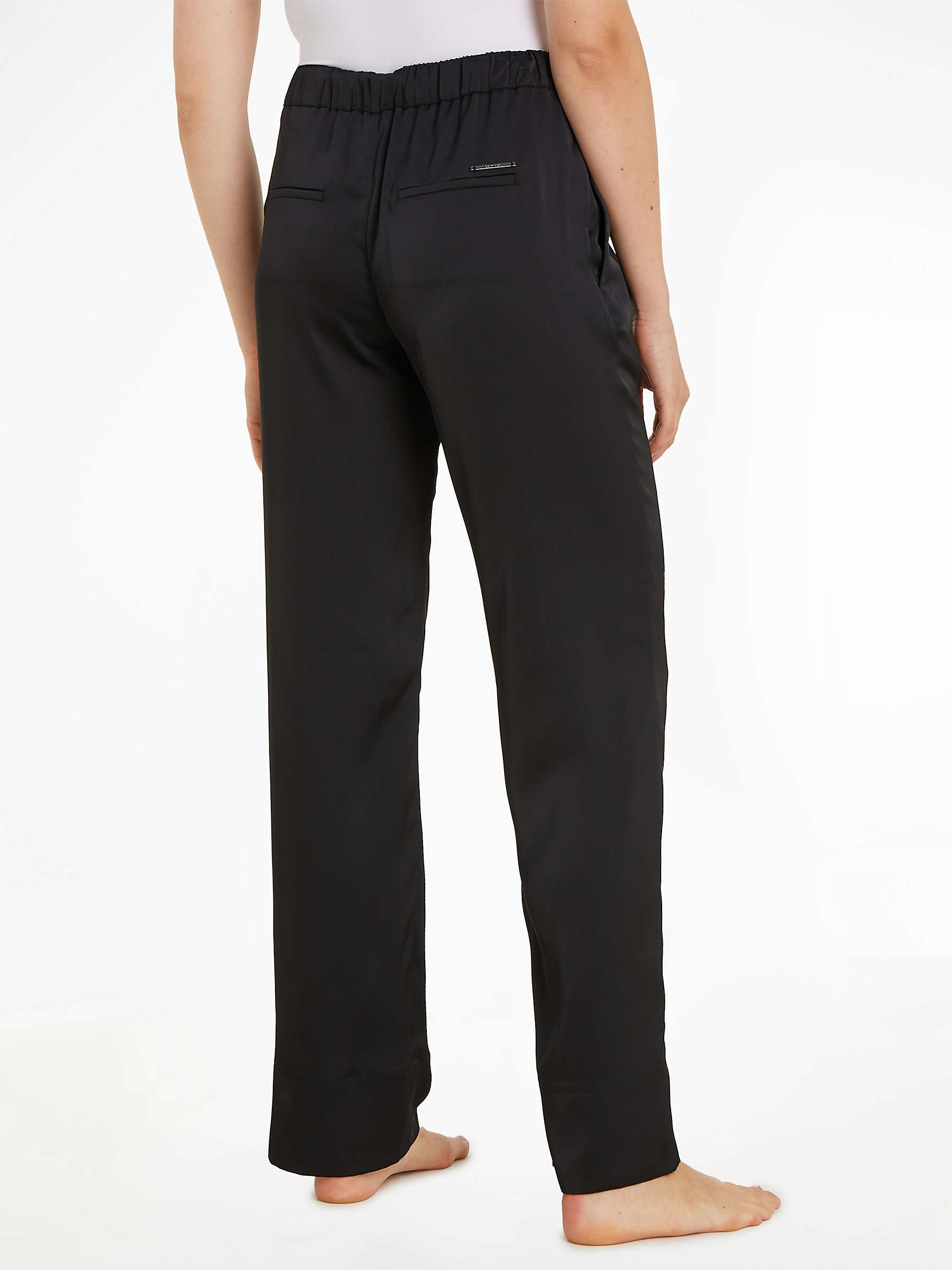 Buy Calvin Klein Satin Trousers, CK Black Online at johnlewis.com