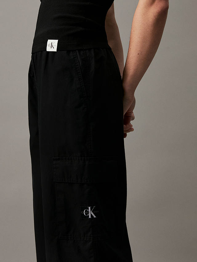 Calvin Klein Cargo Trousers, Black