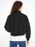 Calvin Klein Lightweight Diamond Quilted Bomber Jacket, Black