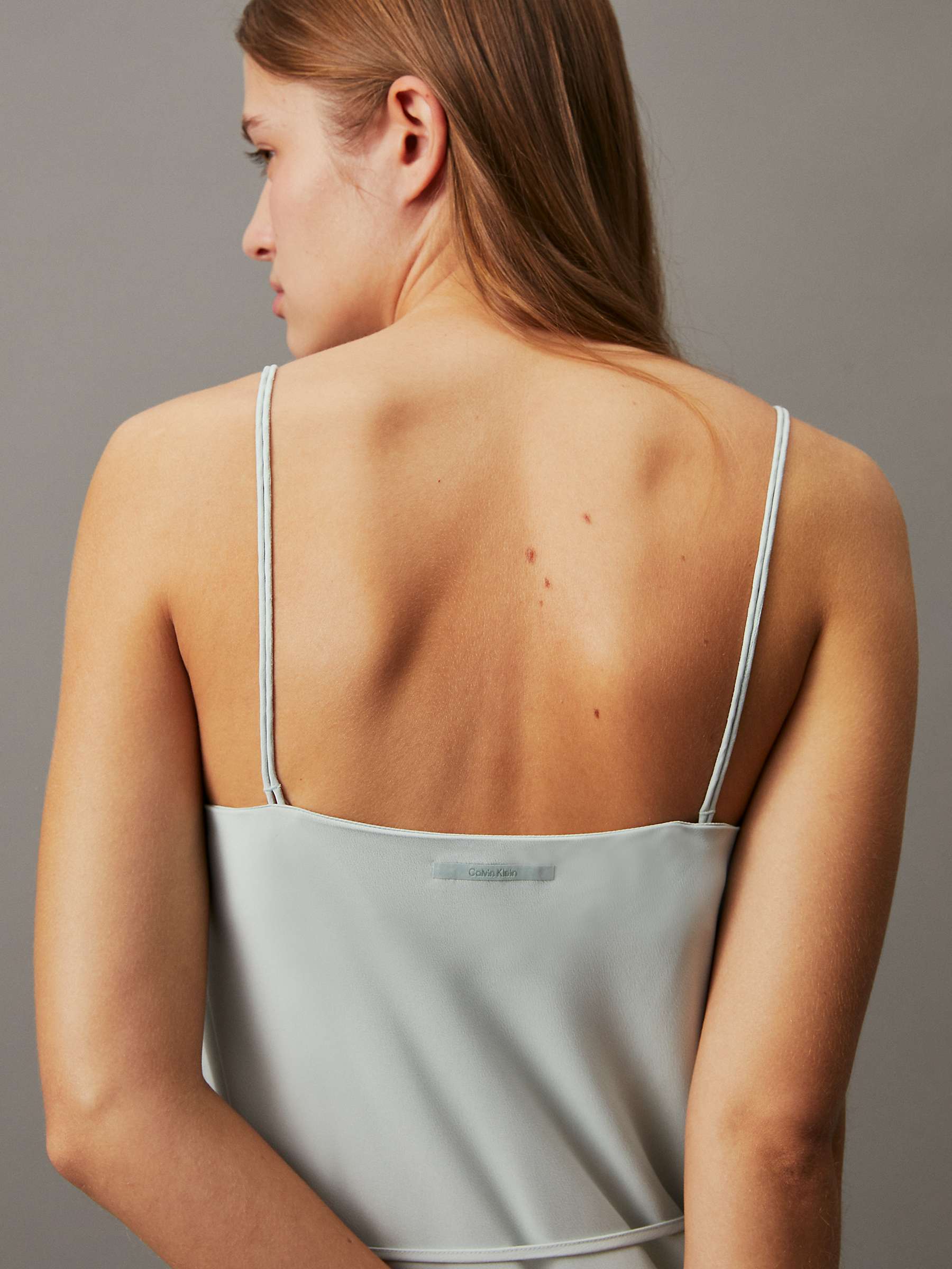 Buy Calvin Klein Slip Midi Dress, Morning Frost Online at johnlewis.com