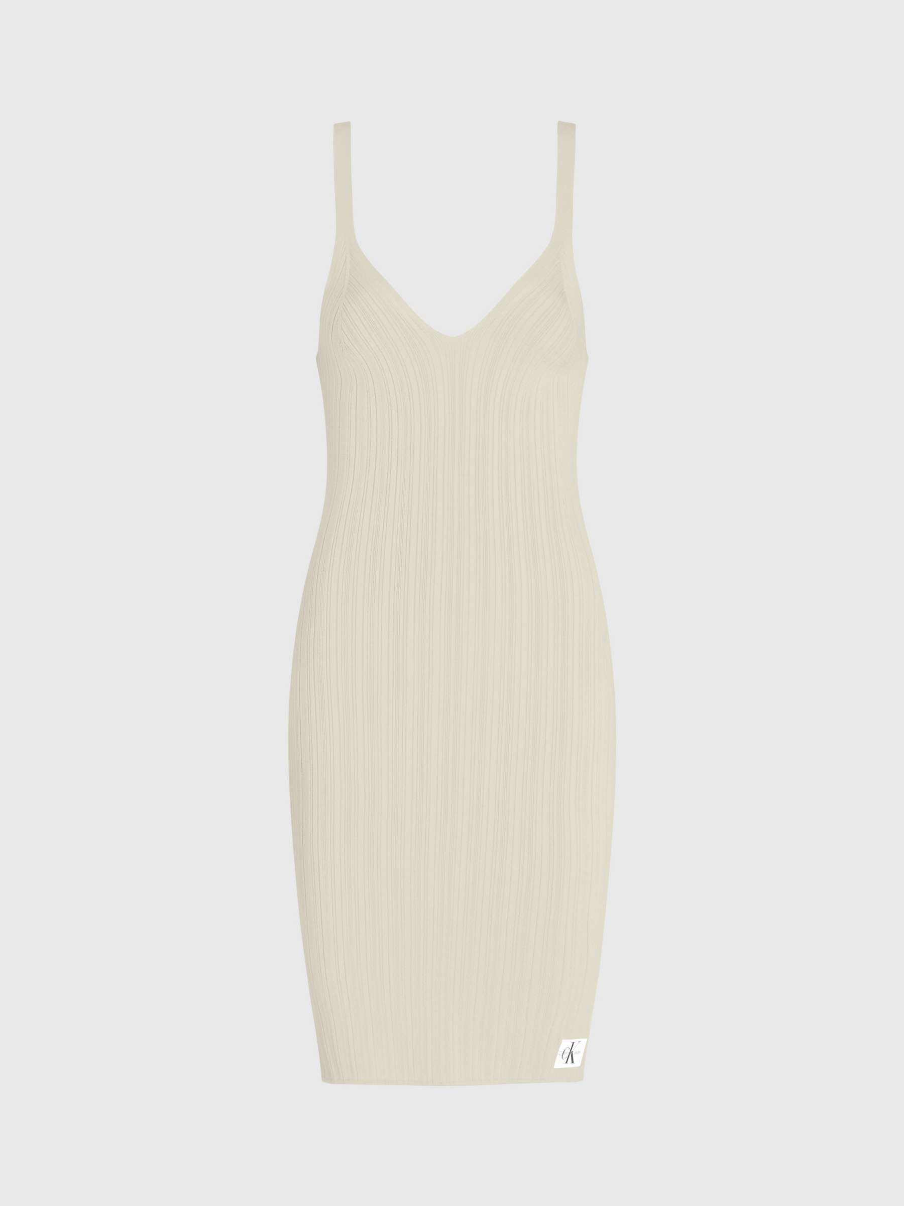 Buy Calvin Klein Knitted Jumper Dress, Green Haze Online at johnlewis.com