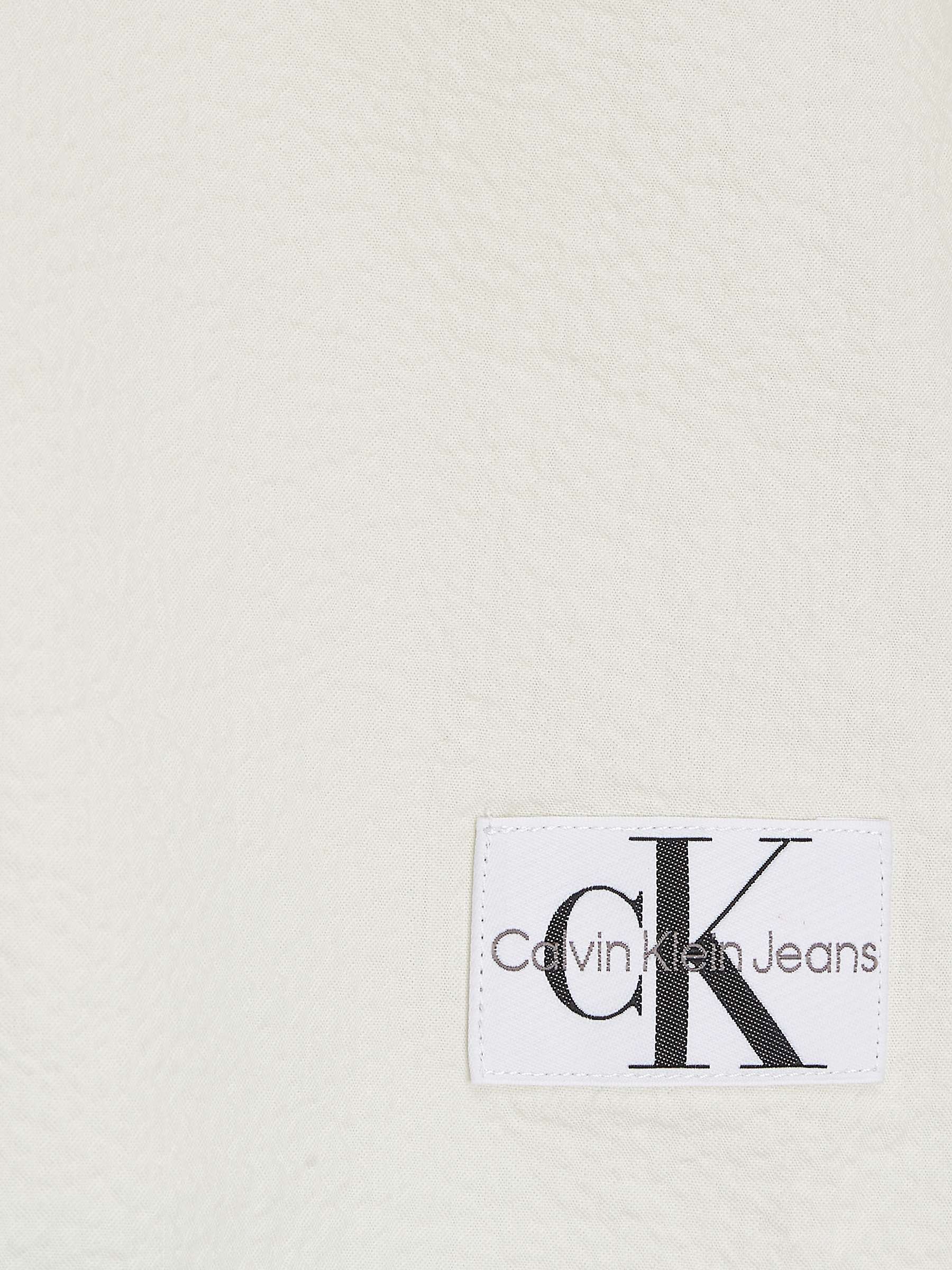 Buy Calvin Klein Open Back Seersucker Dress, Icicle Online at johnlewis.com
