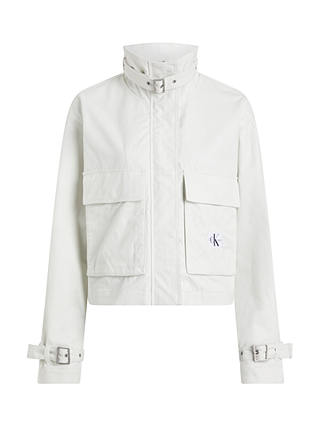 Calvin Klein Cotton Utility Jacket, Icicle