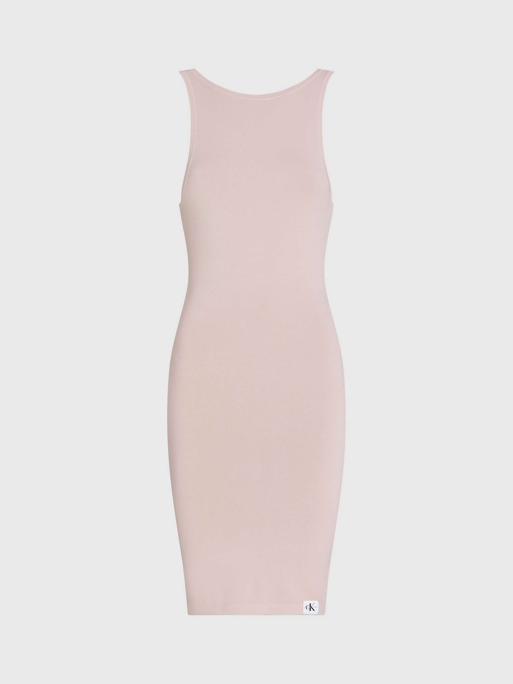 Buy Calvin Klein Archive Knitted Mini Dress, Sepia Rose Online at johnlewis.com