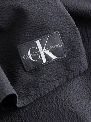 Calvin Klein Open Back Cotton Dress, Black