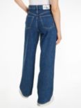 Calvin Klein High Rise Relaxed Fit Jeans, Mid Blue, Mid Blue