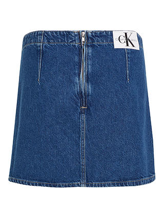 Calvin Klein Denim Mini Skirt, Medium Blue