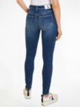 Calvin Klein Cotton Blend Skinny Jeans, Denim Dark