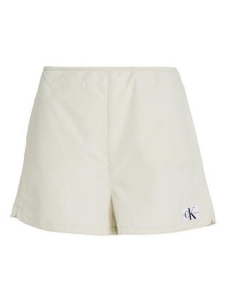 Calvin Klein Seersucker Cotton Shorts, Icicle