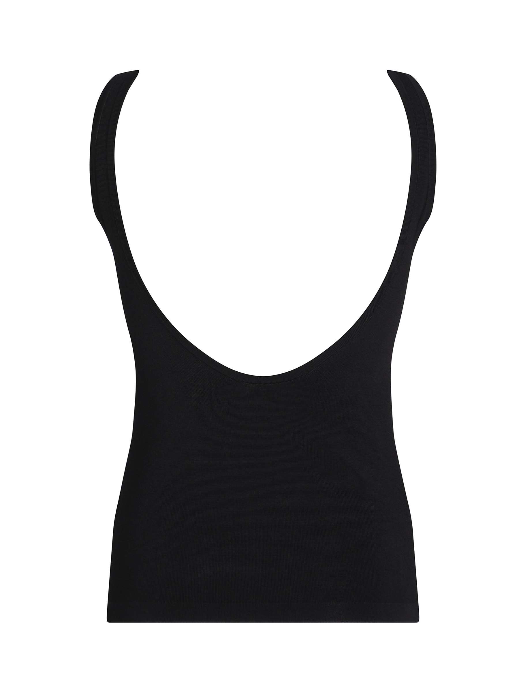 Buy Calvin Klein Archieve Knitted Tank Top, Black Online at johnlewis.com