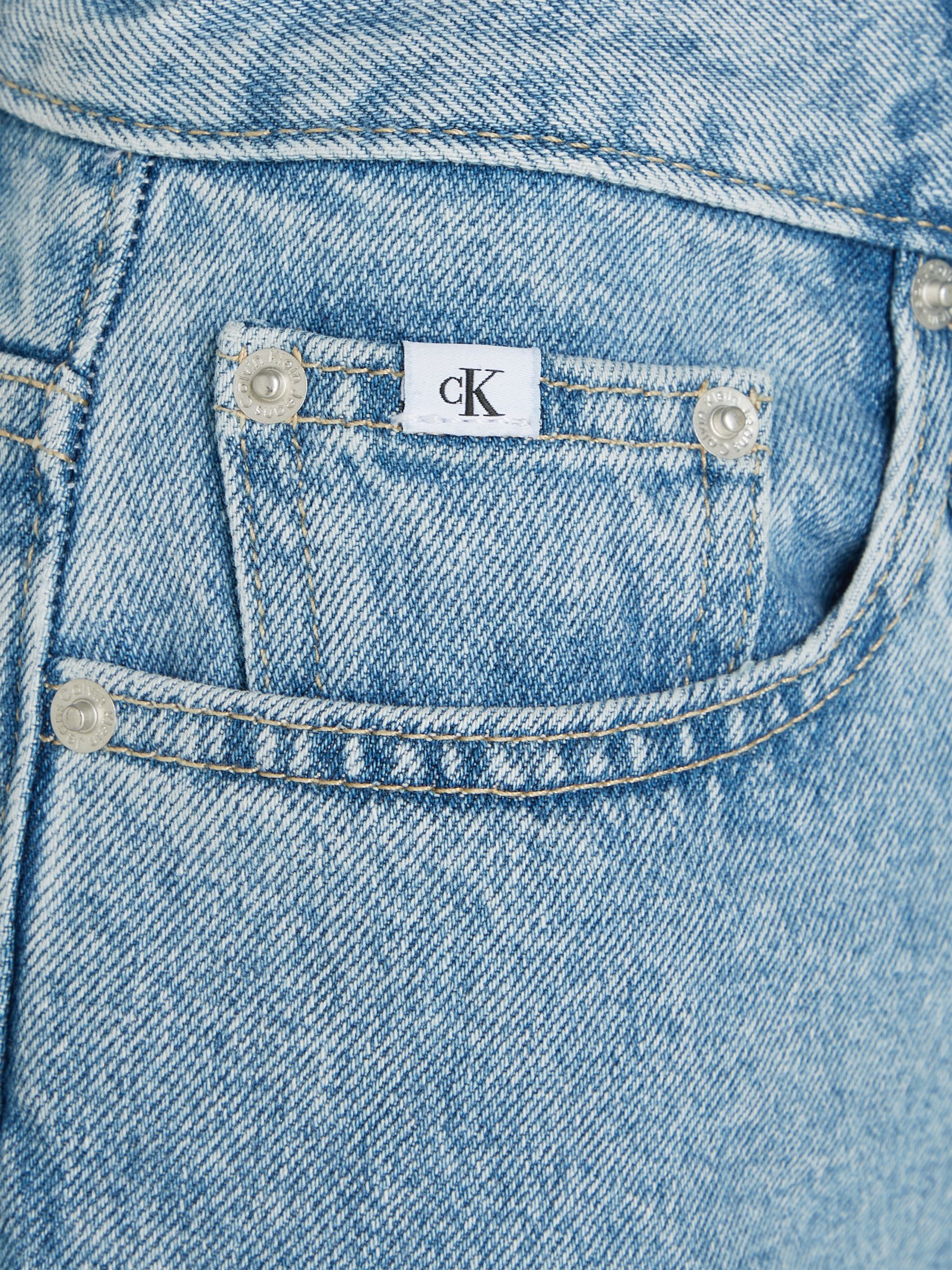 Buy Calvin Klein Denim Mom Shorts, Mid Blue Online at johnlewis.com