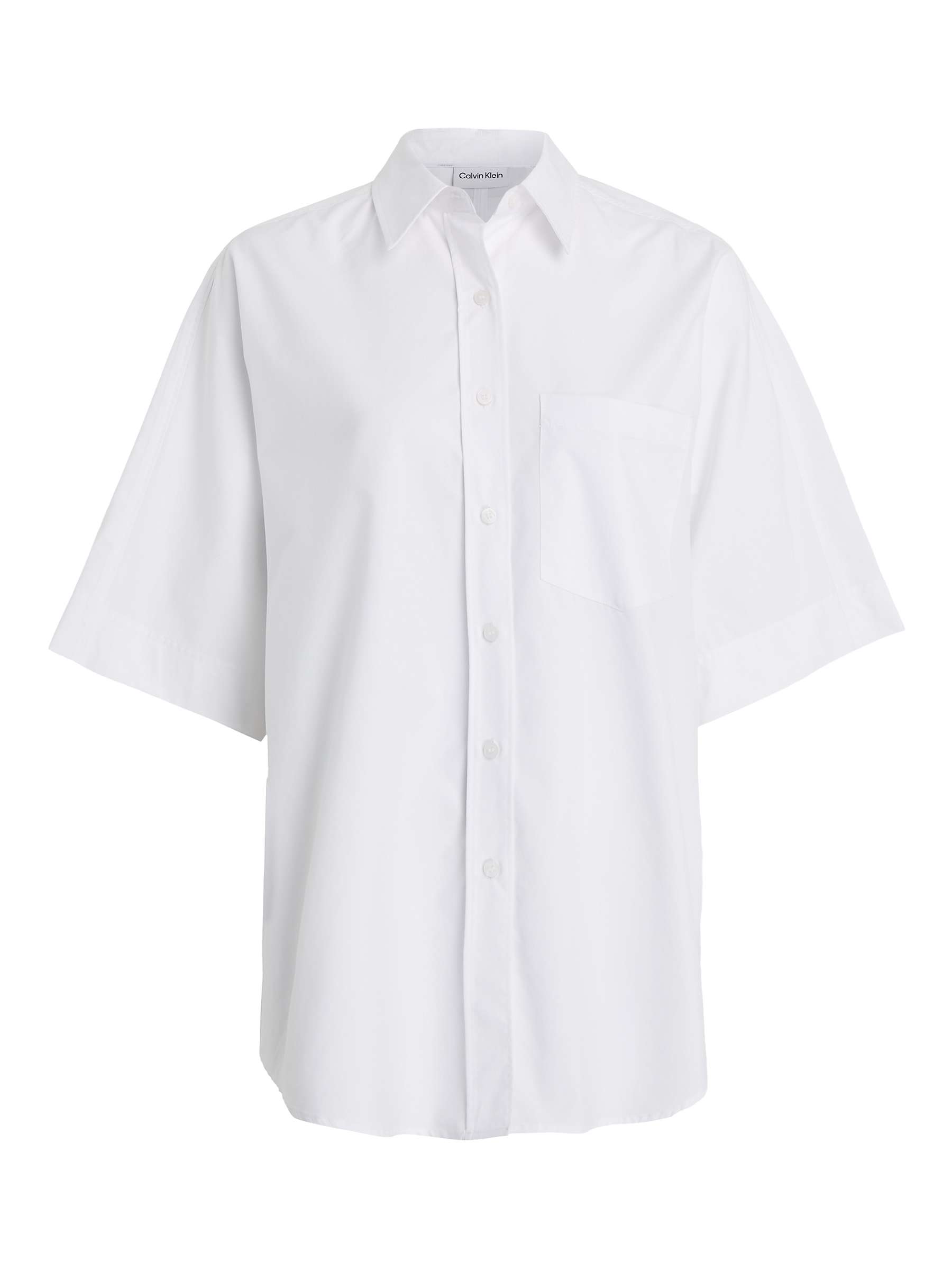 Buy Calvin Klein Oversized Shirt, Bright White Online at johnlewis.com