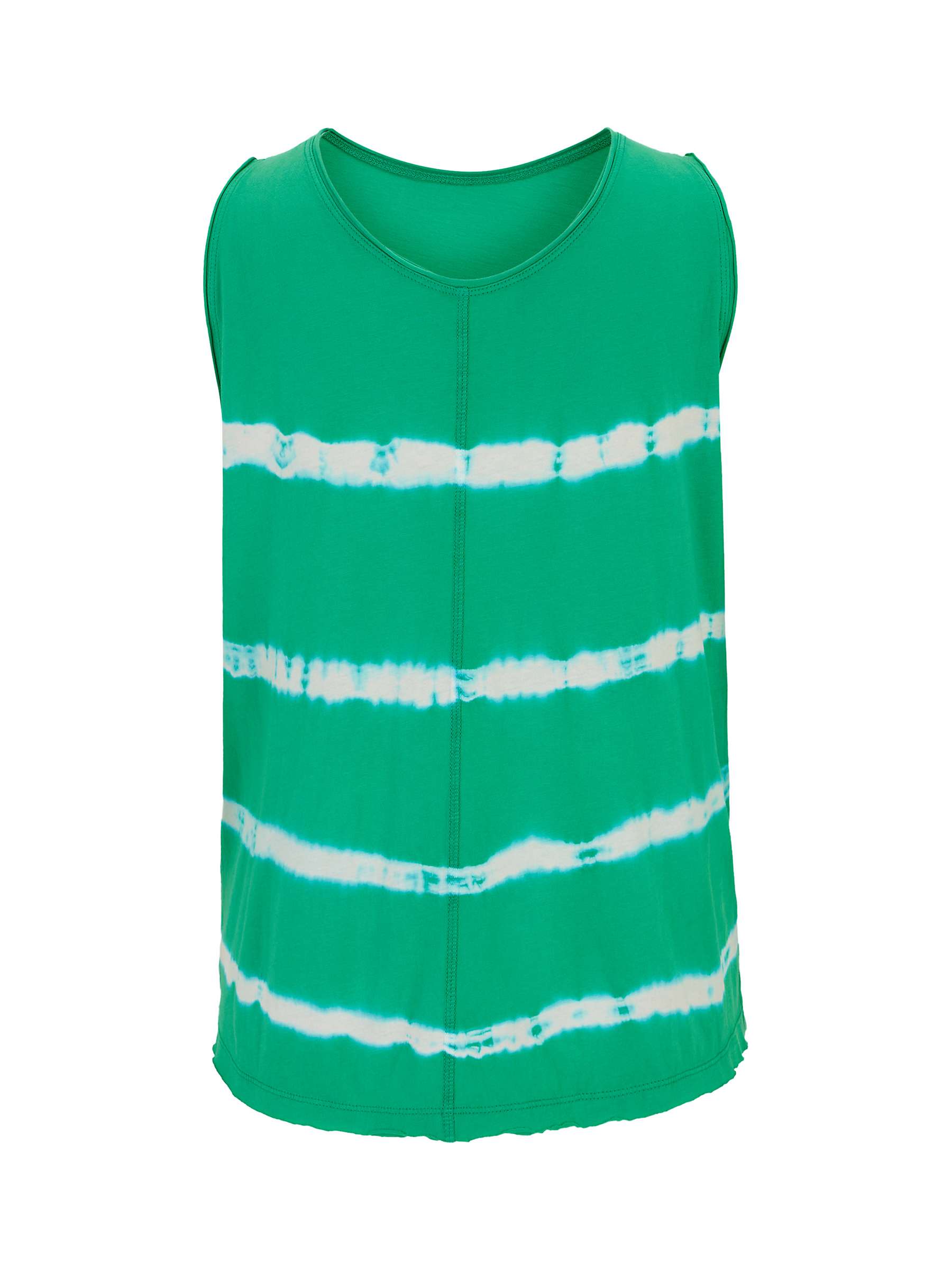 Buy Venice Beach Zoey Relaxed Fit Stripe Sports Tank Top, Island Green Online at johnlewis.com