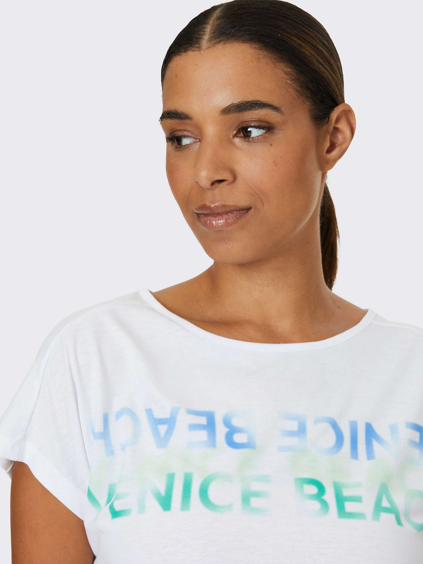 Buy Venice Beach Tia T-Shirt, White/Multi Online at johnlewis.com