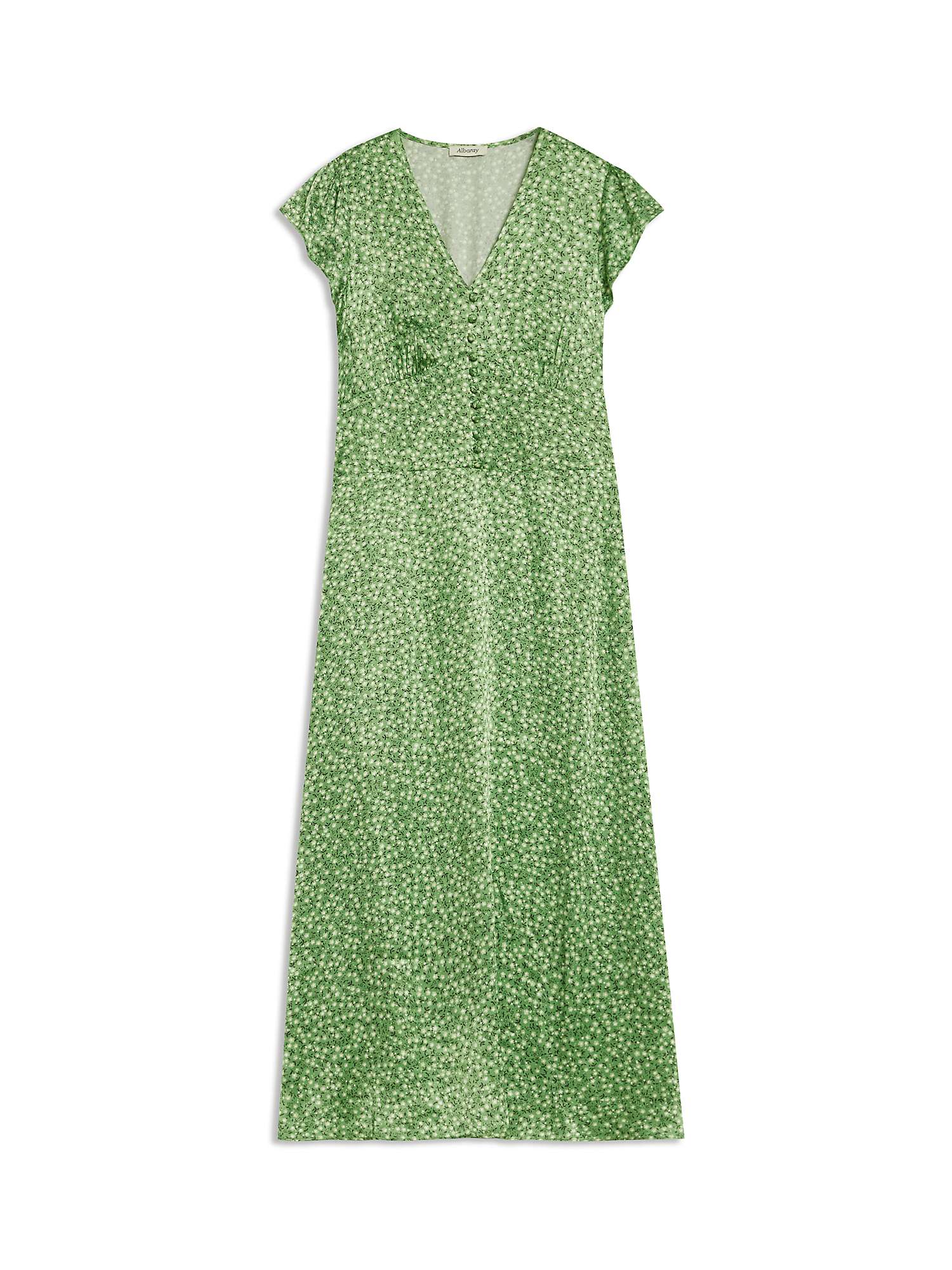 Buy Albaray Forget Me Knot Dress, Green Online at johnlewis.com