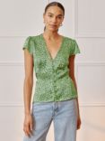 Albaray Forget Me Knot Top, Green