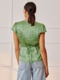 Albaray Forget Me Knot Top, Green, Green