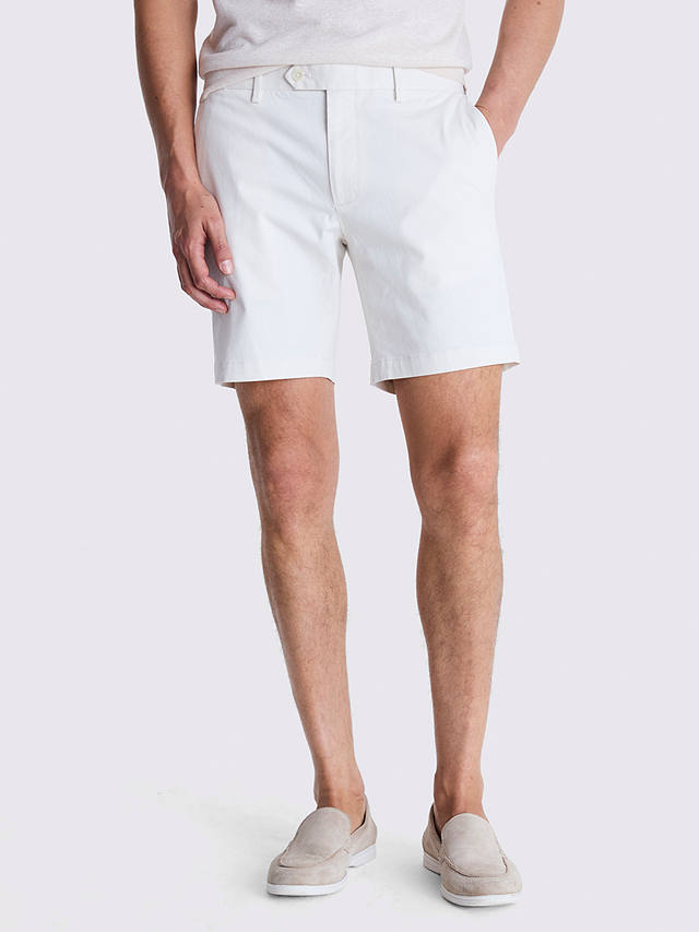 Moss Slim Fit Chino Shorts, White