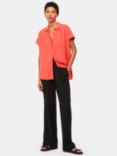 Whistles Nicola Relaxed Shirt, Coral