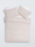 John Lewis Comfy & Relaxed 150 Thread Count Washed Cotton Duvet Cover Set, Natural