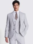 Moss Slim Fit Wool Blend Suit Jacket, Grey Marl