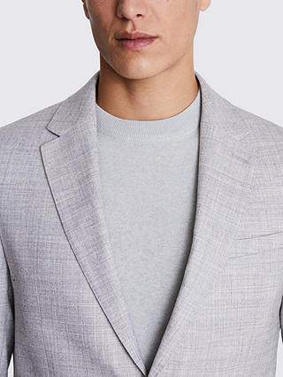 Moss Slim Fit Wool Blend Suit Jacket, Grey Marl