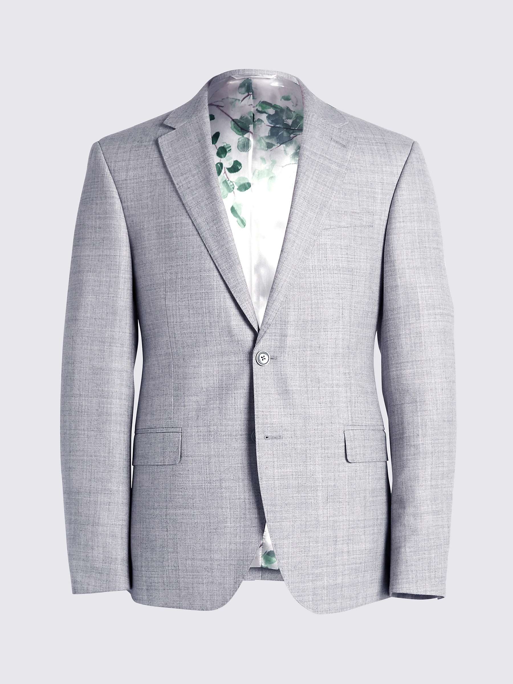 Buy Moss Slim Fit Wool Blend Suit Jacket, Grey Marl Online at johnlewis.com