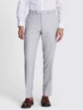 Moss Slim Fit Wool Blend Suit Trousers, Light Grey