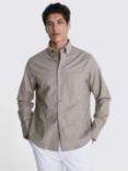 Moss Washed Oxford Shirt, Dark Taupe