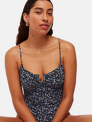 Whistles Forget Me Not Swimsuit, Black/Multi