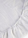 Christy Organic Retreat Fitted Sheet, White