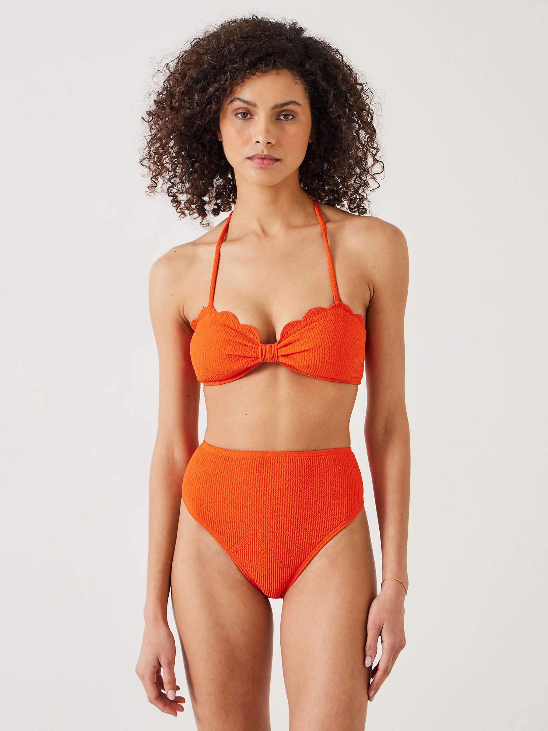 Buy HUSH Stella Scallop Bandeau Bikini Top Online at johnlewis.com