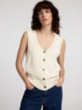 SELECTED FEMME Sleevless Knit Waistcoat, Birch