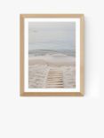 EAST END PRINTS Sisi and Seb 'To the Sea' Framed Print, Oak Frame